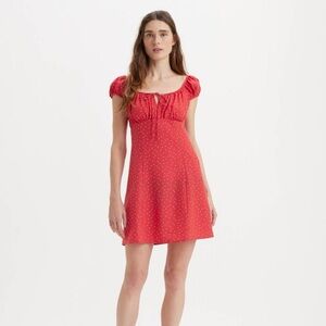 NWT Levi’s polka dot clementine cap sleeve adorable dress‎ XL